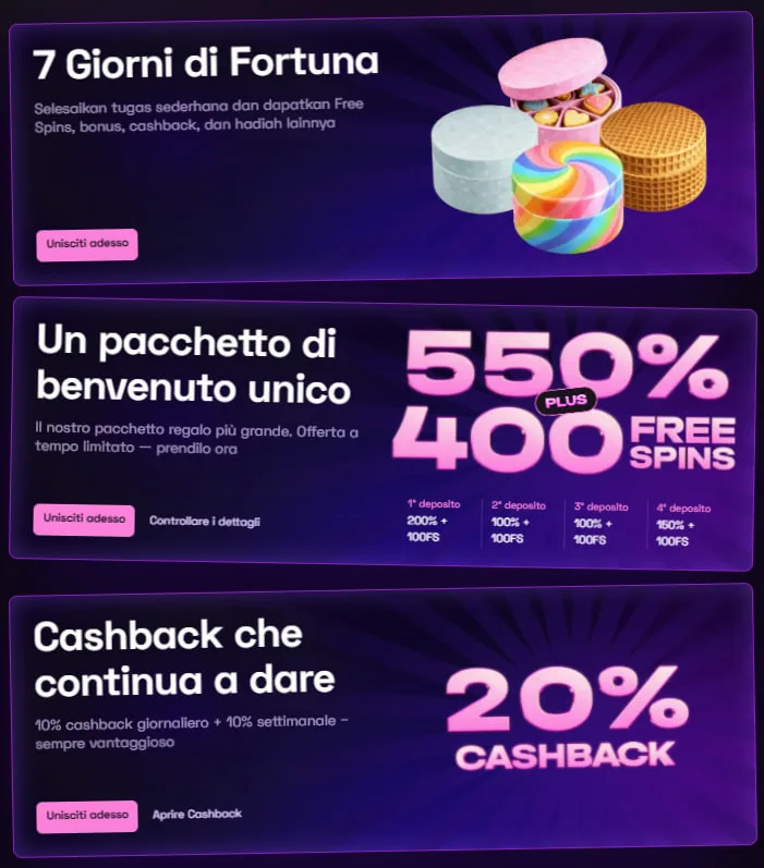 Bonus Lussurio Casino — Tutte le Promozioni Attive nel 2026