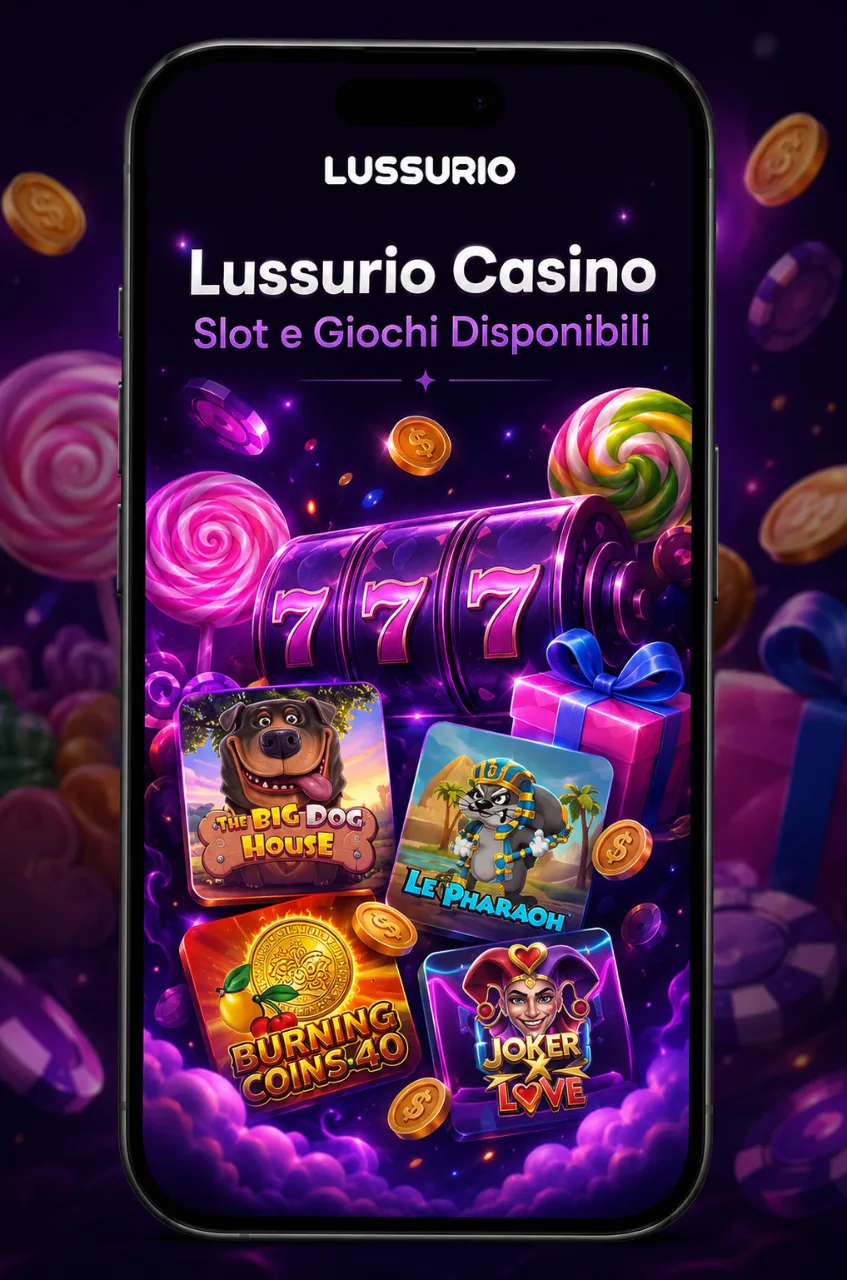 Lussurio Casino — Slot e Giochi Disponibili